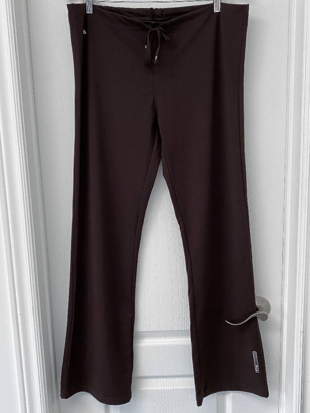 FILA Brown Flared Athletic Pants XL Drawstring Yoga Lounge Pants